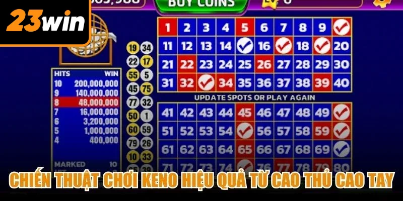Chiến thuật chơi Keno hiệu quả từ các cao thủ cao tay