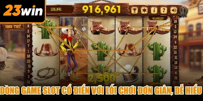 Dòng game slot cổ điển với lối chơi đơn giản, dễ hiểu tại nổ hũ 79